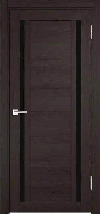 Фото Межкомнатная дверь Легенда Z-3 тон Грей Остекление Лакобель черное